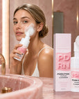 Pianka oczyszczająca do twarzy PDRN Pink z kolagenem i witaminą B12 – 120 ml