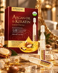KORMESIC Argan Oil & Keratin – ampułki do skóry głowy 10 × 1,5 ml