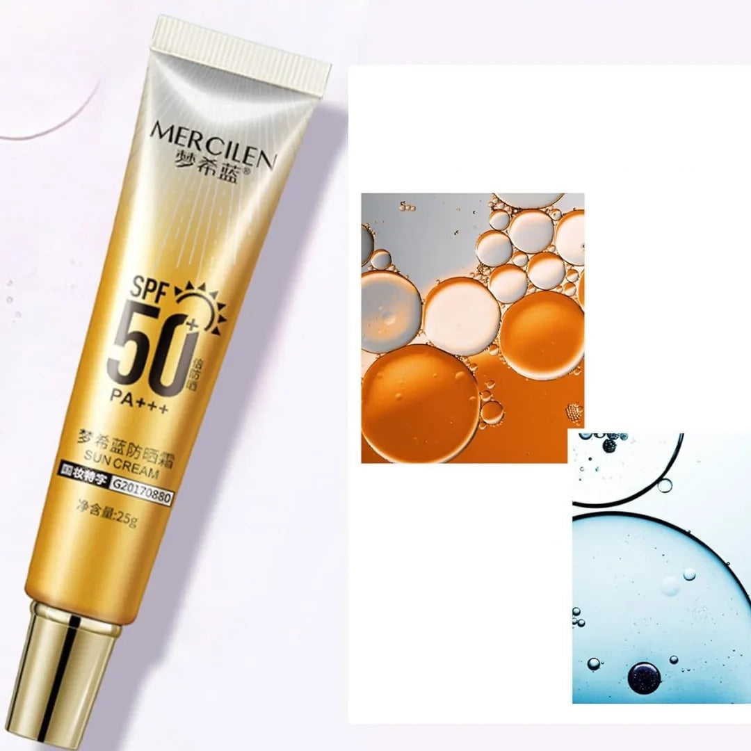 Zestaw Baza Pod Makijaż + Krem Przeciw Fotostarzeniu SPF 50 + 2 Gąbeczki Gratis