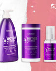 KORMESIC botox keratin hair care set (Shampoo, Mask, Serum)