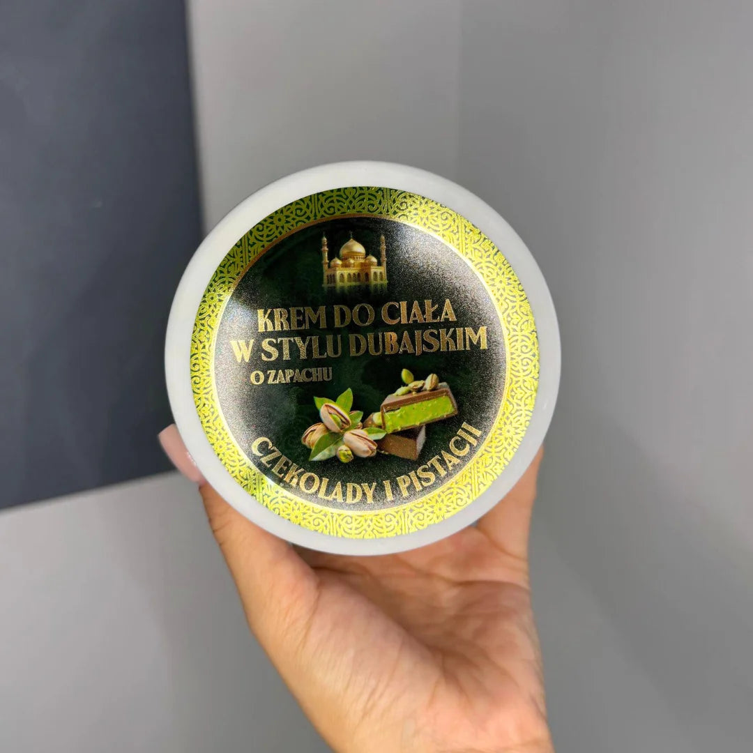 Krem do ciała w stylu dubajskim o zapachu czekolady i pistacji 200 g