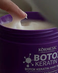 KORMESIC botox keratin hair care set (Shampoo, Mask, Serum)