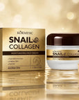 Krem do twarzy Kormesic Snail Collagen – nawilżenie i wygładzenie - 50 g