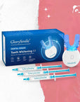 GlorySmile teeth whitening set – LED tray + 3 whitening gels