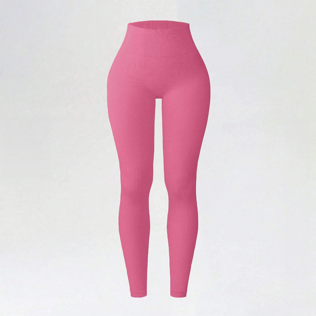 Ribbed leggings with a push-up effect – shaping and comfort