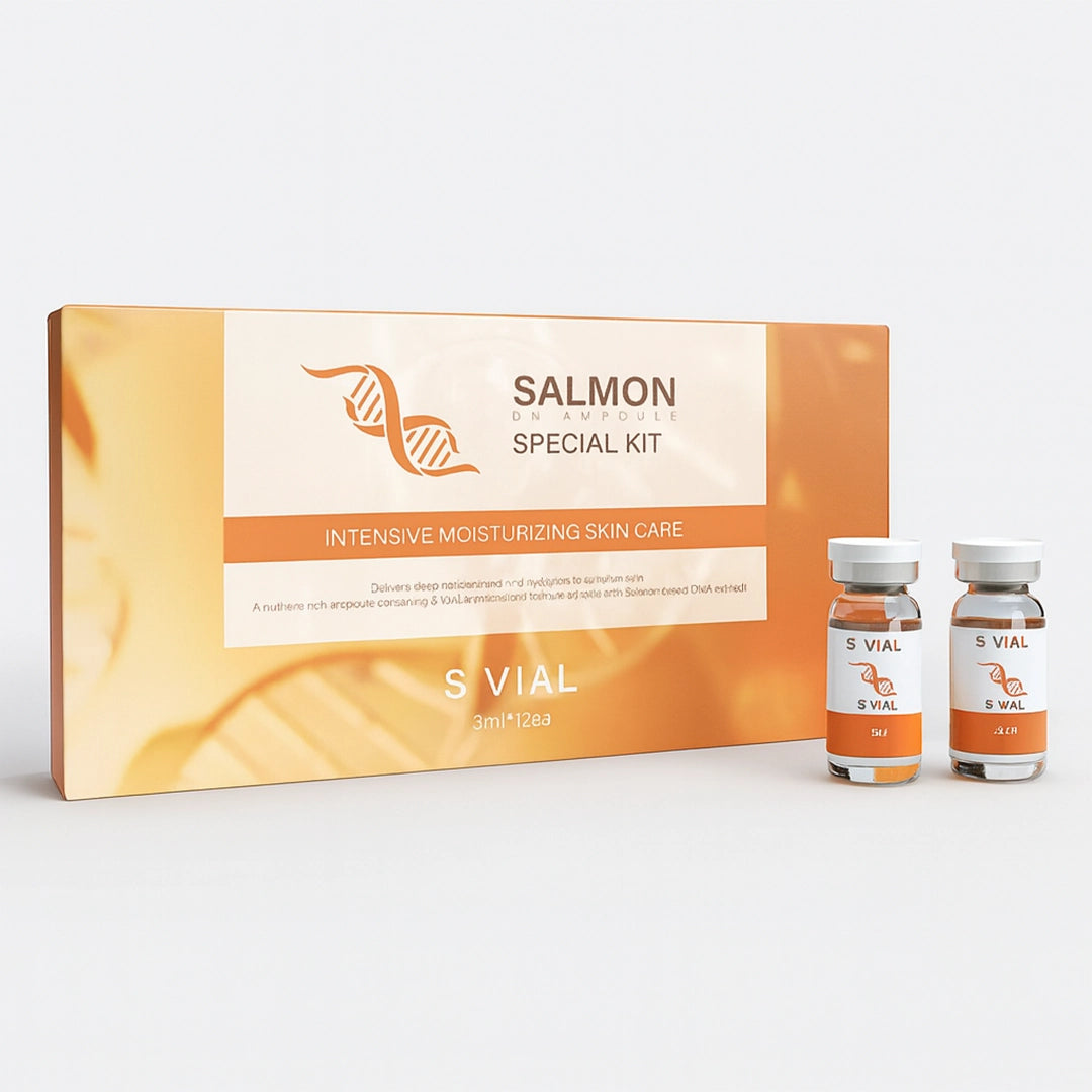 Zestaw ampułek do intensywnego nawilżenia i wygładzenia skóry na 28 dni — Salmon (12×3 ml)