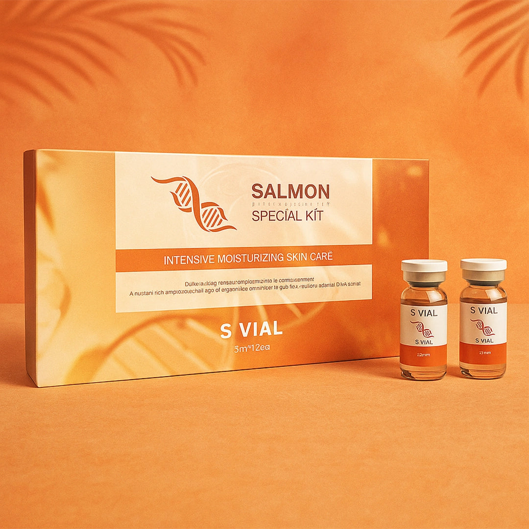 Zestaw ampułek do intensywnego nawilżenia i wygładzenia skóry na 28 dni — Salmon (12×3 ml)