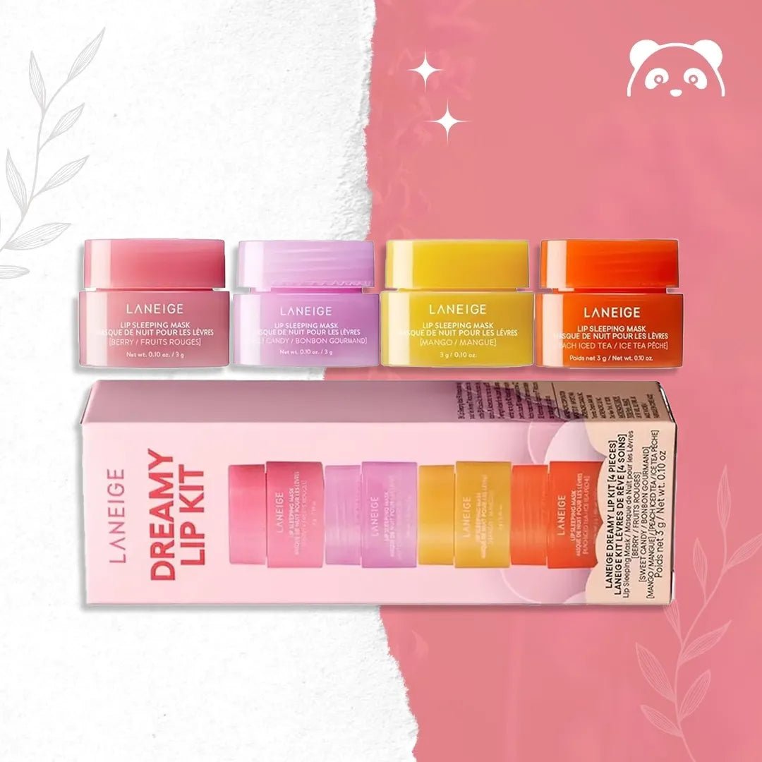 laneige dreamy lip sleeping mask kit with vitamin c – 4 mini overnight lip masks Size:1 box = 5 pcs Bac Water (2ml) – Over The Counter this dreamy limited
