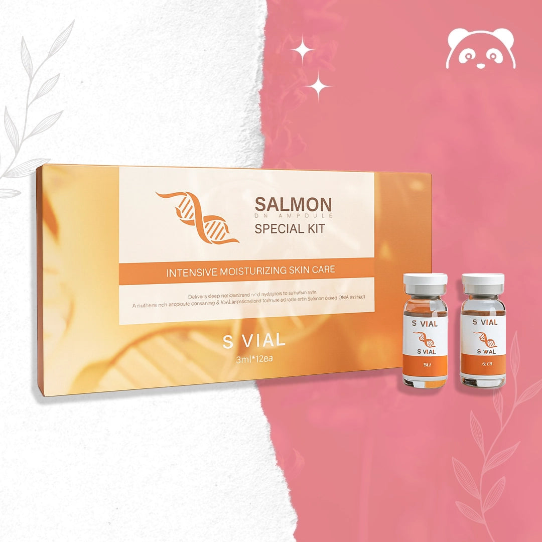 Zestaw ampułek do intensywnego nawilżenia i wygładzenia skóry na 28 dni — Salmon (12×3 ml)