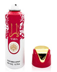 Zestaw Yara: perfumy + dezodorant + mgiełka do włosów (różowy lub czerwony)