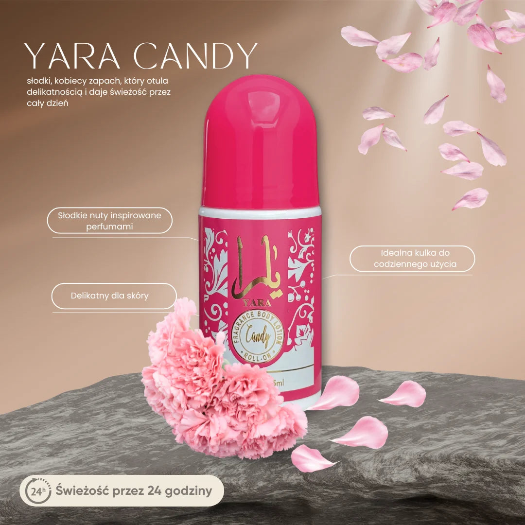 Perfumowany dezodorant arabski w kulce Yara Candy & Asad 1 szt