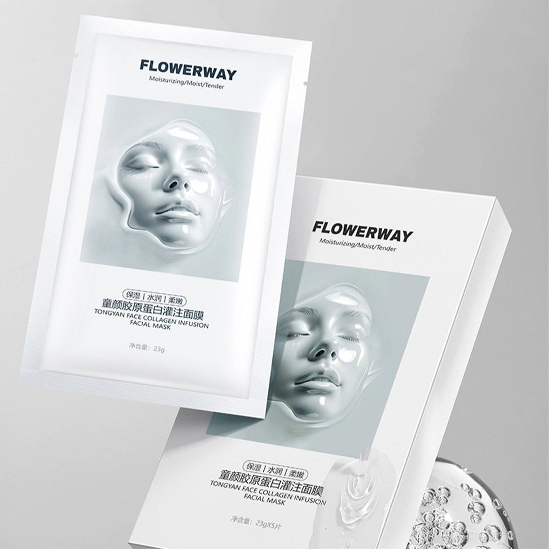 Maska do twarzy nawilżająco–odżywcza – intensywna pielęgnacja skóry 5 szt