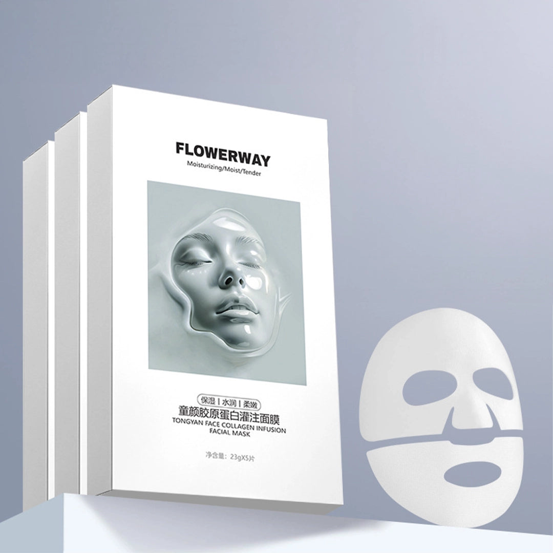 Maska do twarzy nawilżająco–odżywcza – intensywna pielęgnacja skóry 5 szt