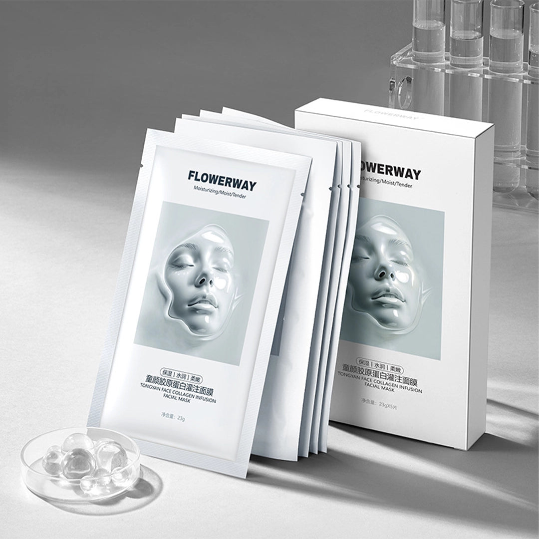 Maska do twarzy nawilżająco–odżywcza – intensywna pielęgnacja skóry 5 szt