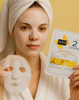 Maska do twarzy 2-etapowa Lemon – DIZAO Antioxidant