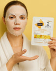 Maska do twarzy 2-etapowa Lemon – DIZAO Antioxidant