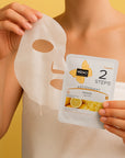 Maska do twarzy 2-etapowa Lemon – DIZAO Antioxidant