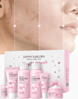 Pflegeset Japan Sakura – 6-teiliges Set für das Gesichtshaut