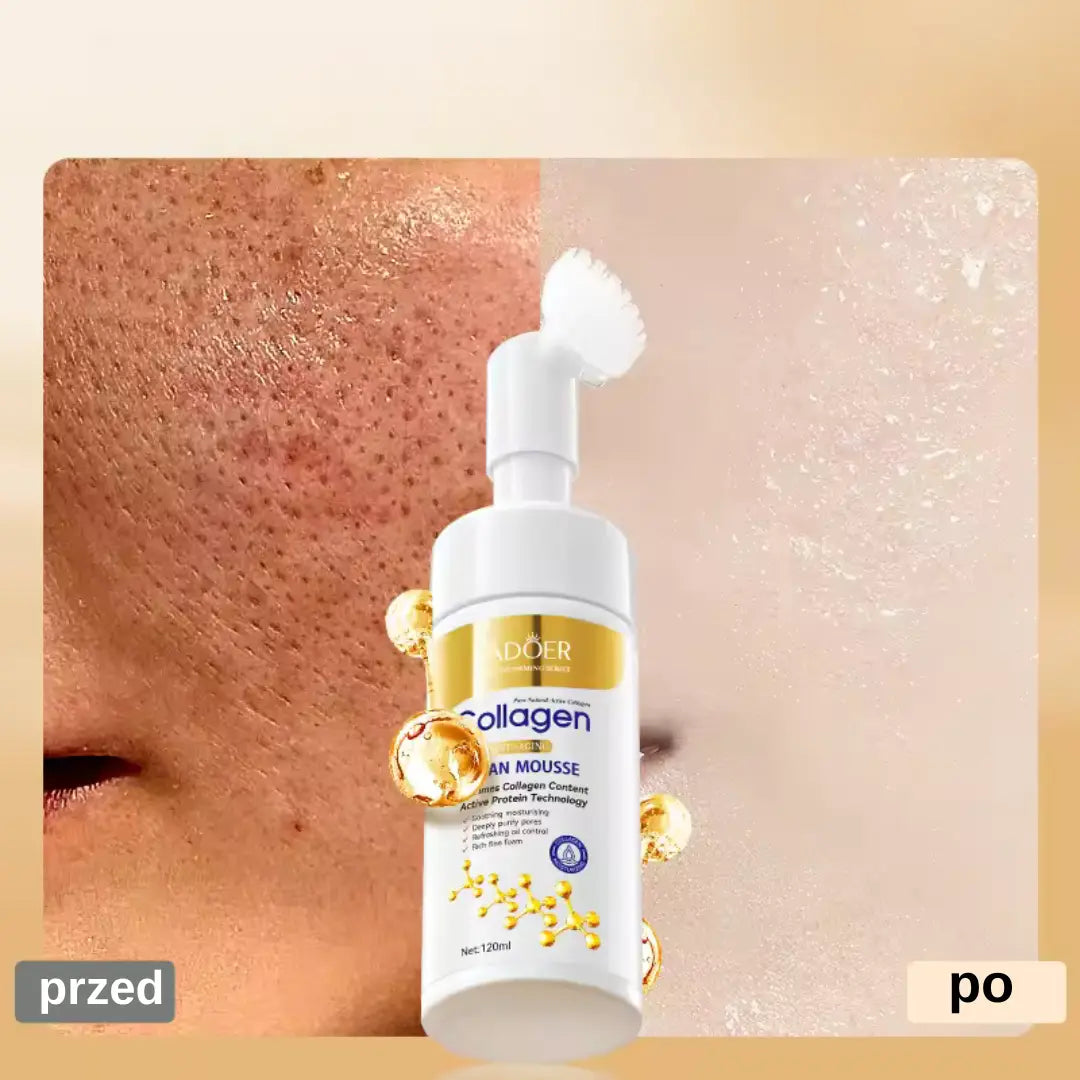 Pianka do oczyszczania I demakijażu Sadoer Collagen - Anty Aging