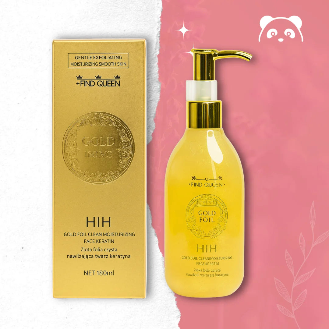 Złoty peeling enzymatyczny Gommage do twarzy HIH z keratyną 180 ml