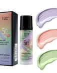 Baza pod makijaż 3-kolorowa TUZ SPF 50 – wyrównanie kolorytu i glow efekt