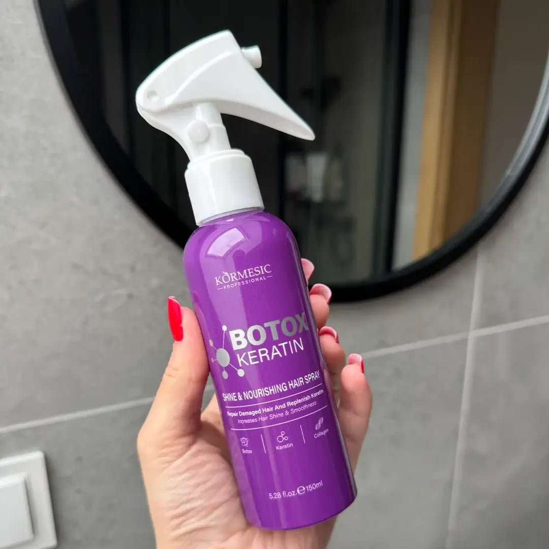 Rebuilding hair spray with shine and protection – AzjaSklep