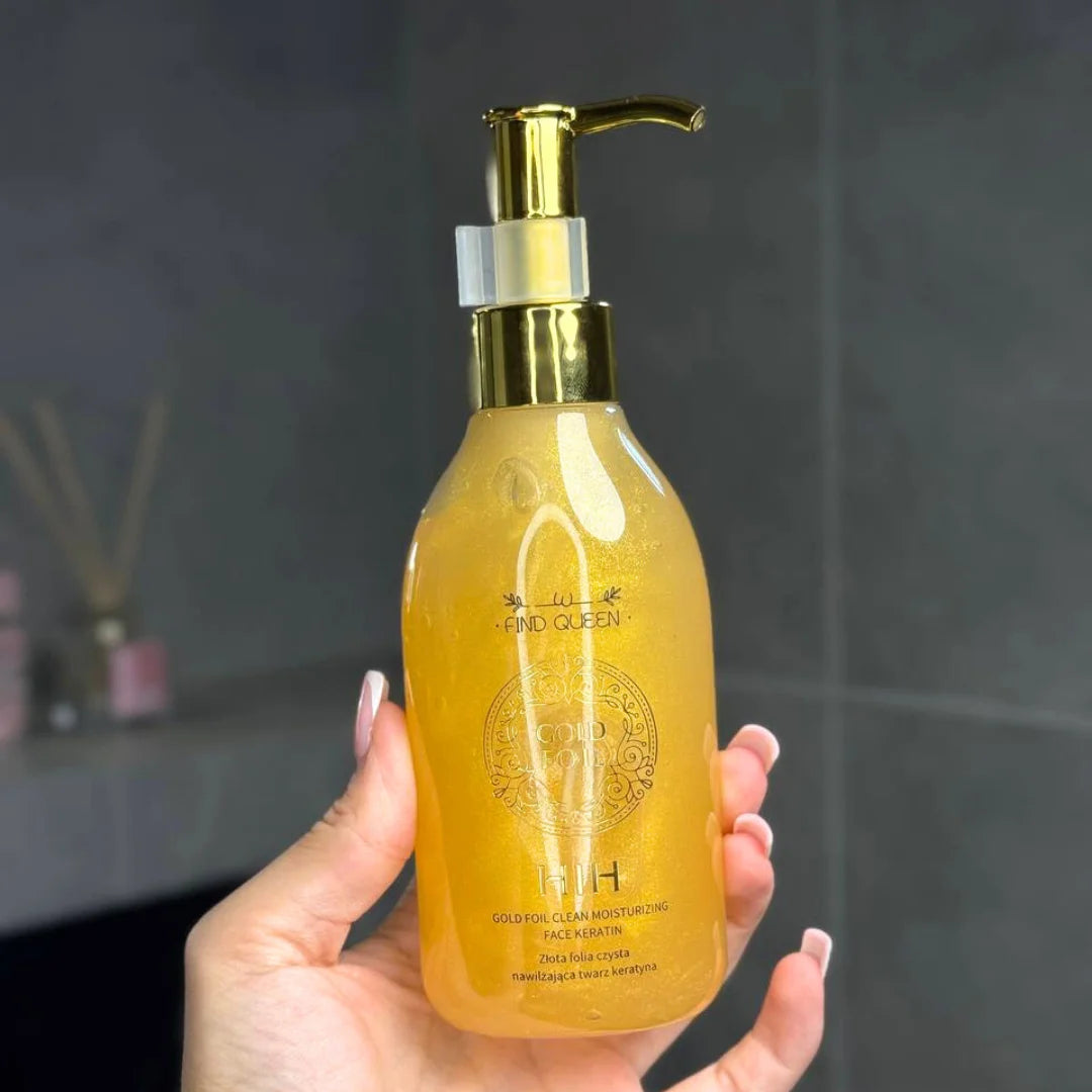 Złoty peeling enzymatyczny Gommage do twarzy HIH z keratyną 180 ml