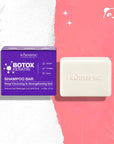 Szampon w kostce do włosów z keratyną i kolagenem Kormesic Botox Keratin, 80 g