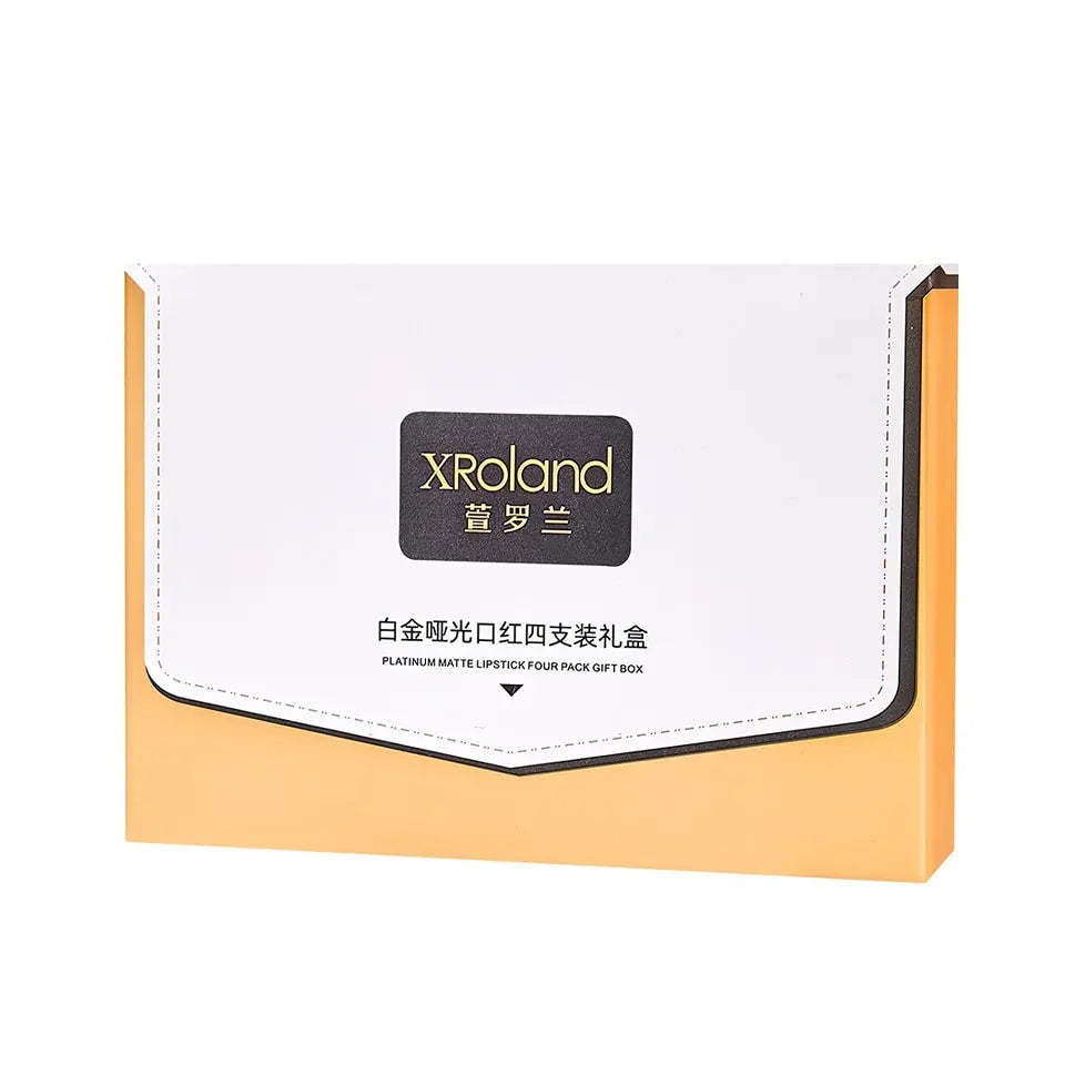Matowa pomadka XRoland - Luksusowy zestaw 4 kolorów