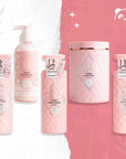 Zestaw pielęgnacyjny YARA Pink – szampon, odżywka, żel pod prysznic, maska do włosów i balsam do ciała