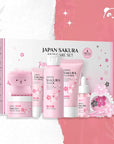 Zestaw pielęgnacyjny Japan Sakura – 8-elementowy komplet do skóry twarzy