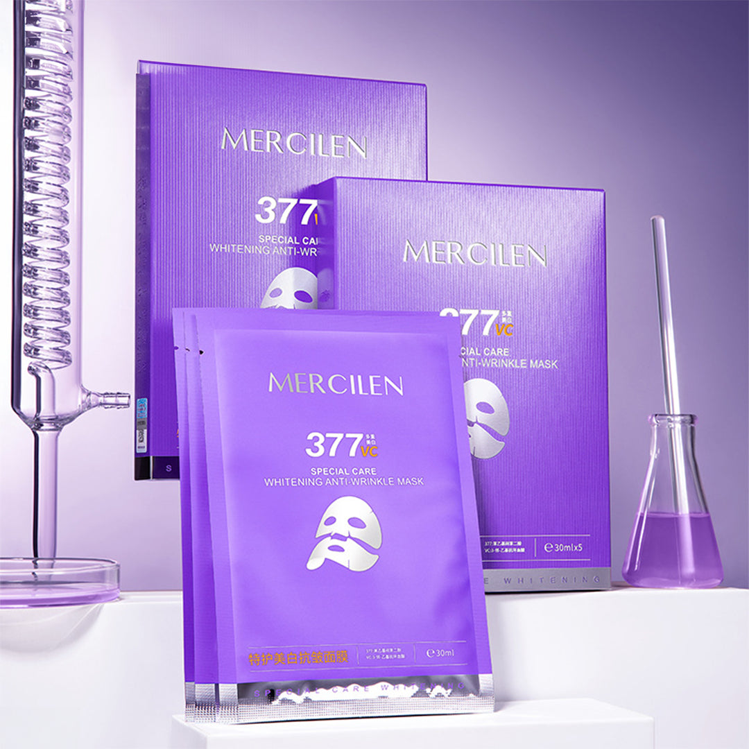 Maska przeciwzmarszczkowa MERCILEN – luksusowa pielęgnacja i efekt odmłodzenia! 5 szt w opakowaniu