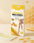 Woskowe paski do depilacji z miodem – 12 szt.