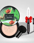 Snail Slime Face Foundation + Free Mascara and Sponge