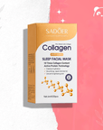 SADÖER overnight collagen face mask – intensive regeneration and hydration, 20 x 4 ml