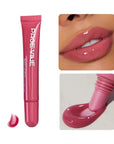 2-in-1 foundation with brush + lip gloss as a gift – perfect complexion and sensual lips!