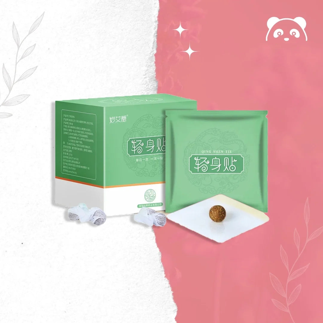 Herbal slimming patches – natural support for the figure ⎜10 pieces