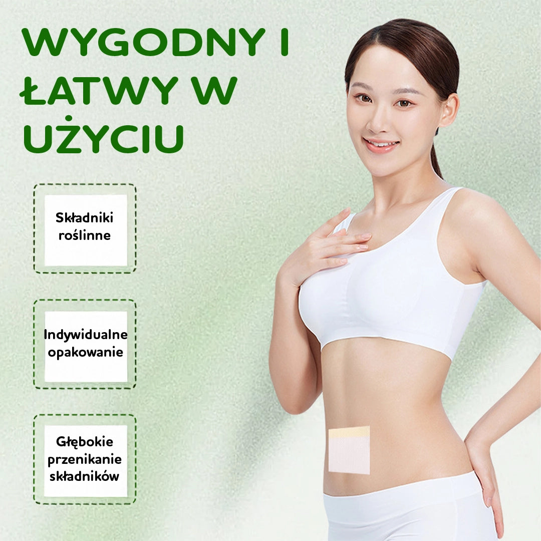 Herbal slimming patches – natural support for the figure ⎜10 pieces