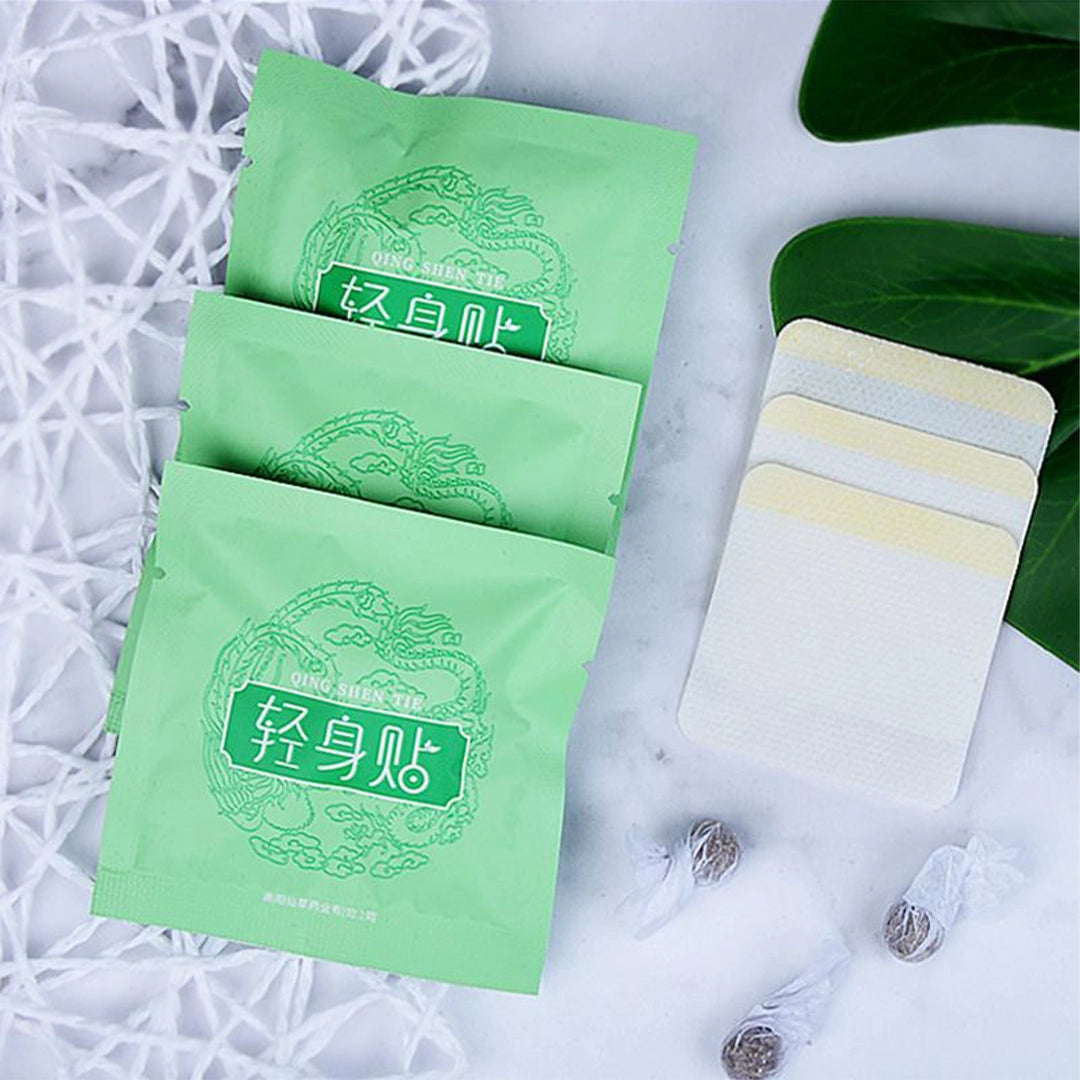 Herbal slimming patches – natural support for the figure ⎜10 pieces