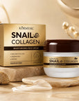 Krem do twarzy Kormesic Snail Collagen – nawilżenie i wygładzenie - 50 g