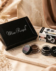 Eyeliner żelowy Miss Royal Long Wear Gel Eyeliner – wodoodporna kreska, 2 kolory + 2 pędzelki
