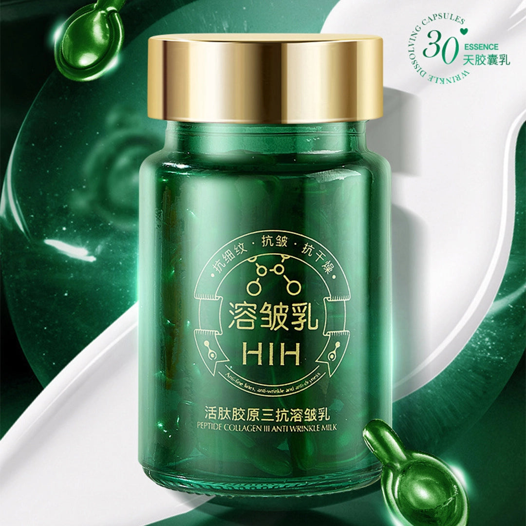 Omlazující kapsle s kolagenním peptidem - intenzivní hydratace, zpevnění, vyhlazení vrásek