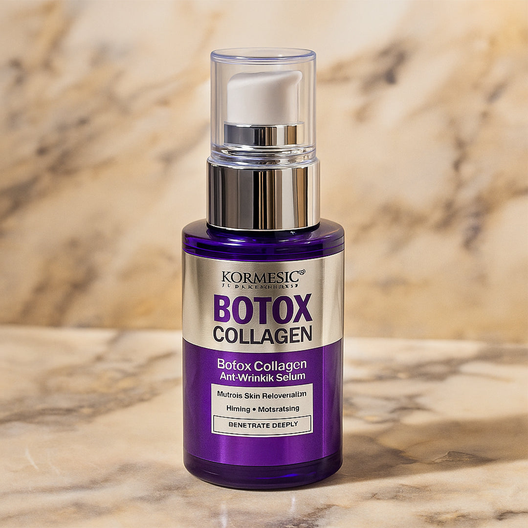 Serum z efektem botoksu do wygładzania zmarszczek i ujędrniania skóry — Botox Collagen Anti-Wrinkle Serum Kormesic (30 ml)