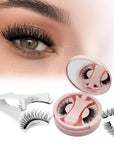 Magnetyczne rzęsy z aplikatorem i lusterkiem – szybki efekt WOW bez kleju