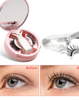 Magnetyczne rzęsy z aplikatorem i lusterkiem – szybki efekt WOW bez kleju