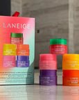 Zestaw masek do ust Laneige Midnight Minis – 5 aromatycznych odżywczych mini masek