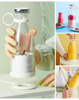 Blender przenośny do smoothie 380 ml – ładowanie bezprzewodowe