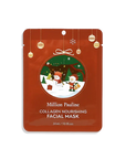 Pleťová maska Million Pauline Collagen – vánoční edice (4 varianty, 25 ml)