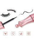 3D Magnetic False Eyelashes + Free Magnetic Eyeliner