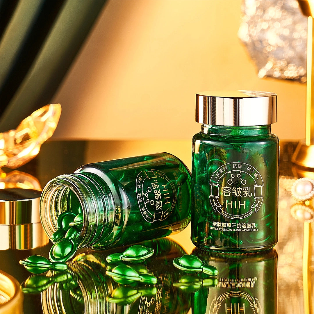 Omlazující kapsle s kolagenním peptidem - intenzivní hydratace, zpevnění, vyhlazení vrásek